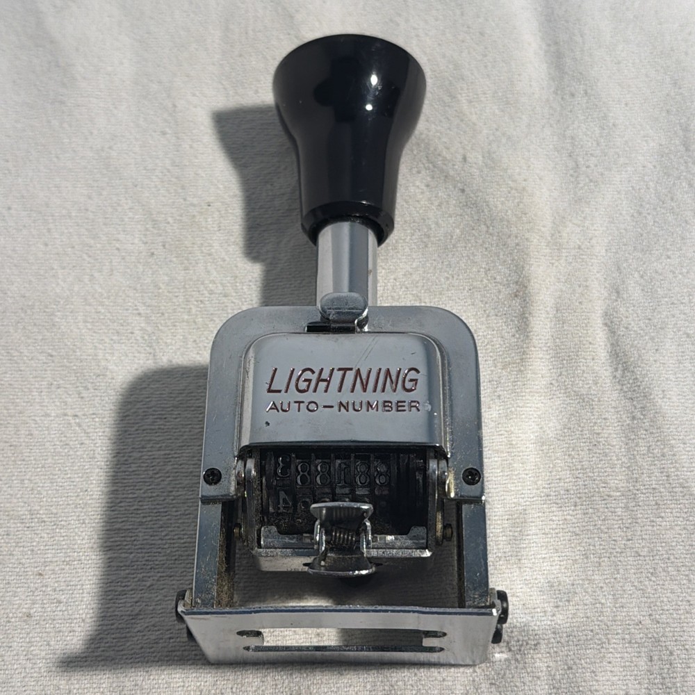 Vintage Auto Numbering Stamper