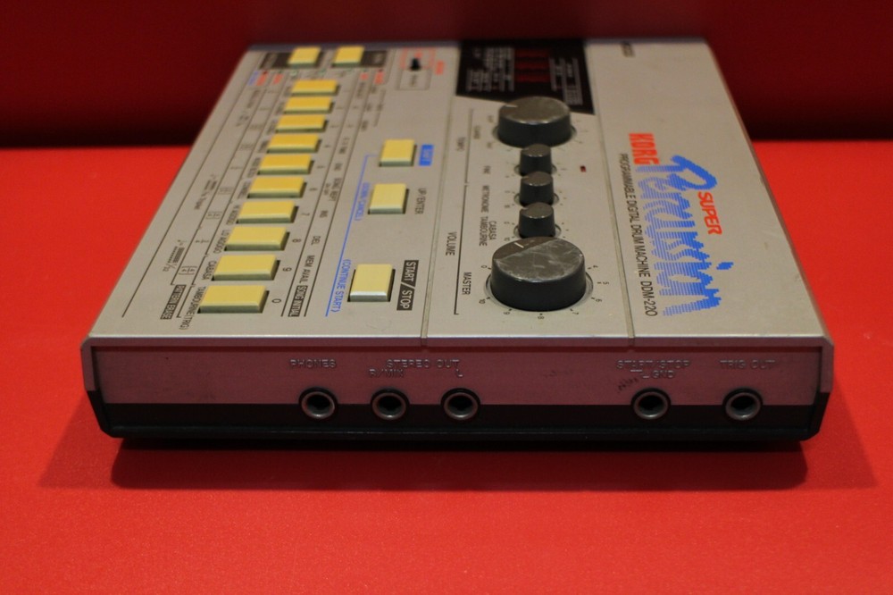 USED Korg Super Percussion DDM-220 Programmable Digital Drum U1989 230928