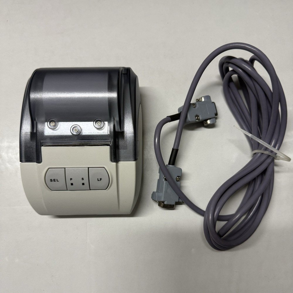 Uline H-4601 Low Profile Floor Scale Printer Thermal Wired Connectivity
