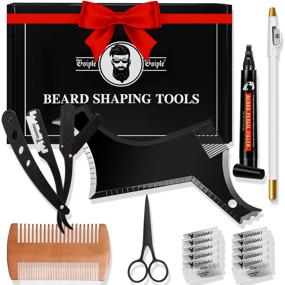 Beard Shaper for Men Shaping Tools - Gifts Template Black
