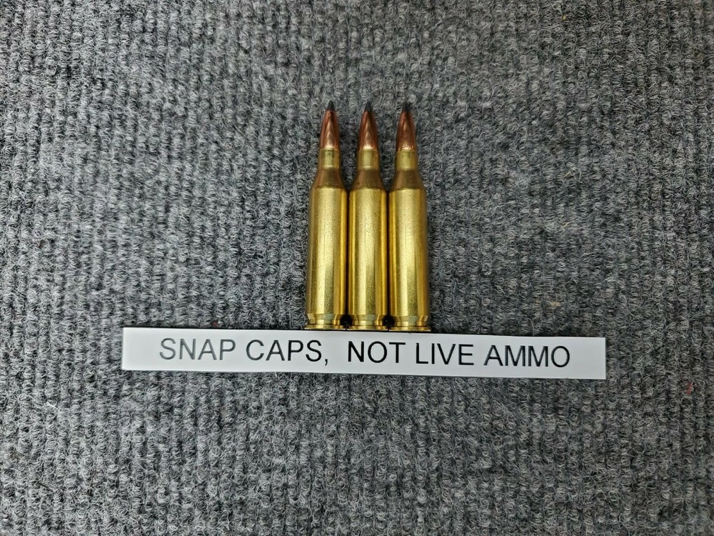 READ AD! 3- 243 Win Snap Caps free shipping practice drills loading unloading