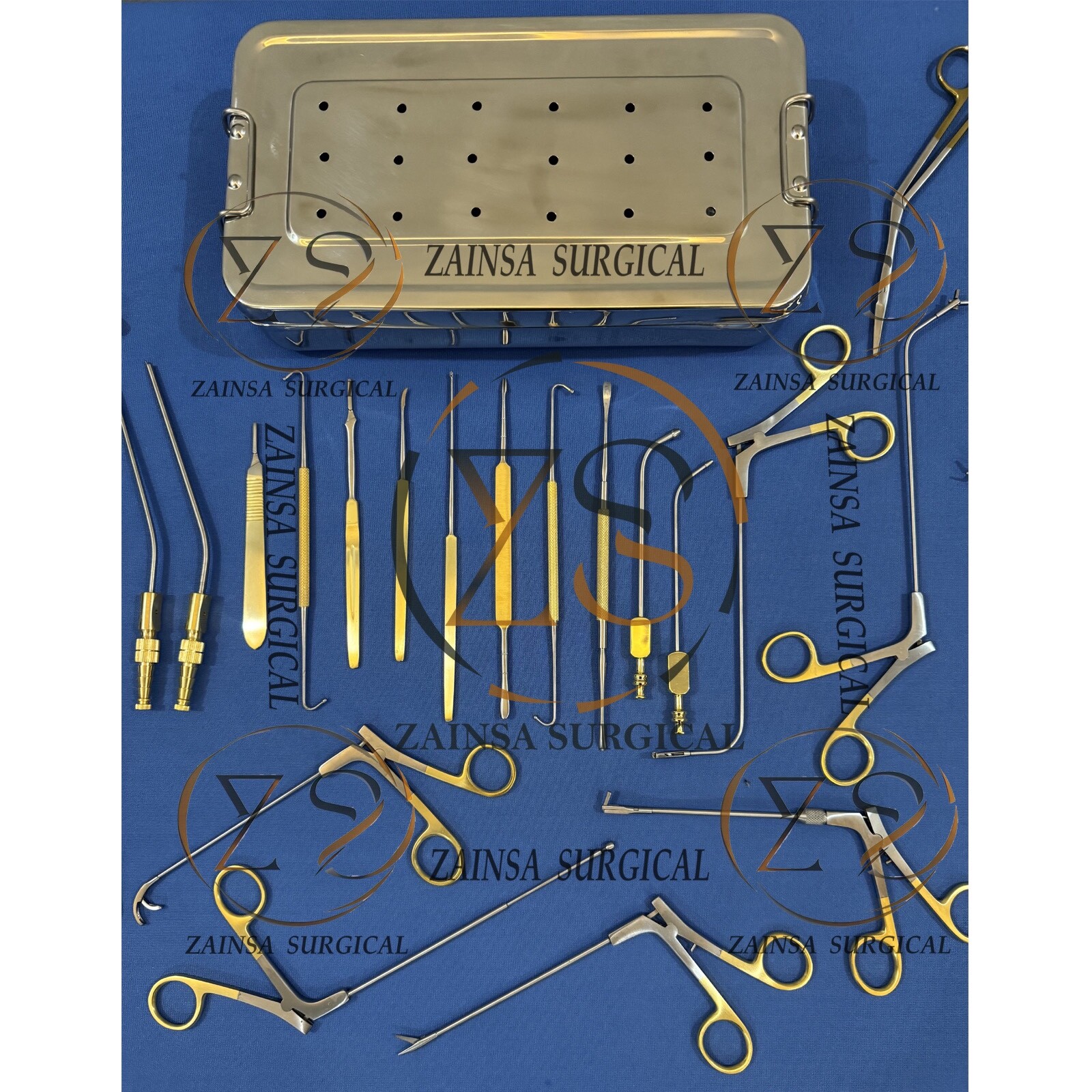 Fess Instruments Set Endoscopic Sinus Surgery A+ German Steel ENT Instruments Se