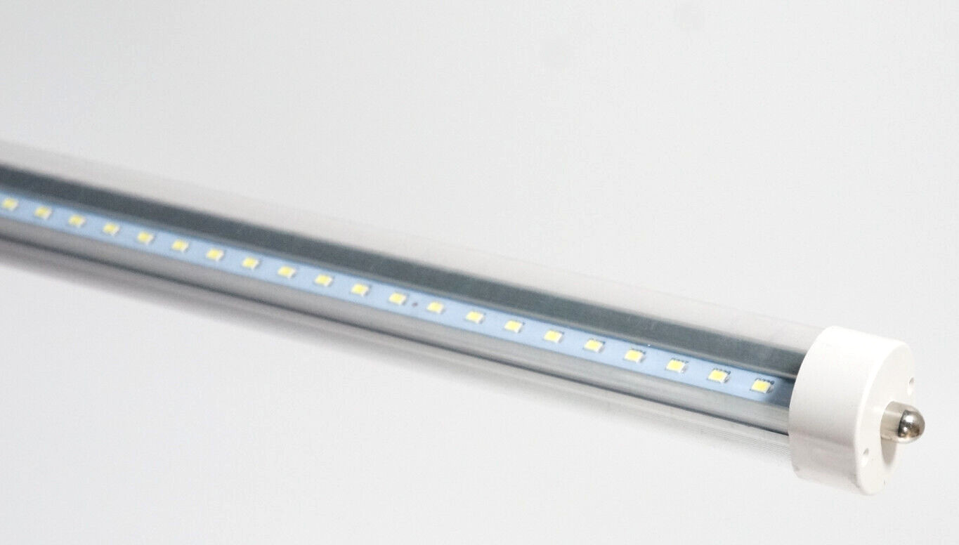 20 Pack F96T12/CW/SUPREME 8FT LED Light Bulbs 8 Foot FA8 Single Pin Florescent