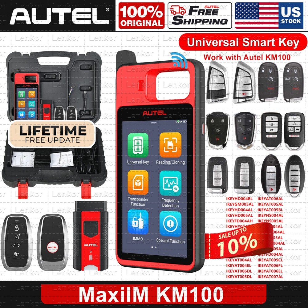 2026 Autel MaxiIM KM100 Key FOB PROGRAMMING Key Generation IMMObilizer 60sFaster