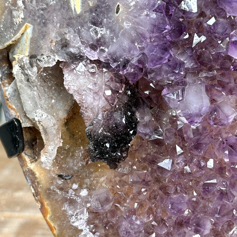 Rare Amethyst Crystal Formation with Pseudocalcite Inclusion. MWS1606