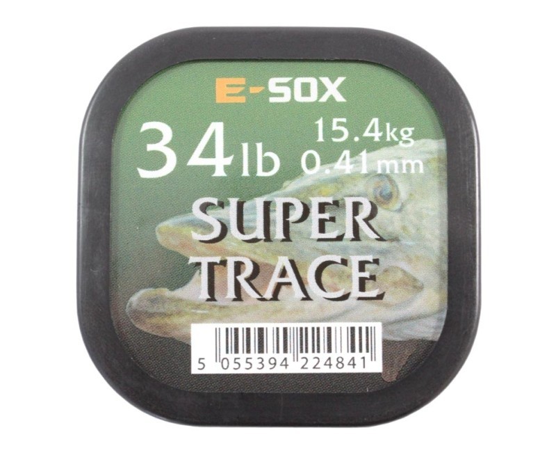 Drennan E-sox - Super Trace - Stainless Pike Wire With Brown Nylon Coating - 15m