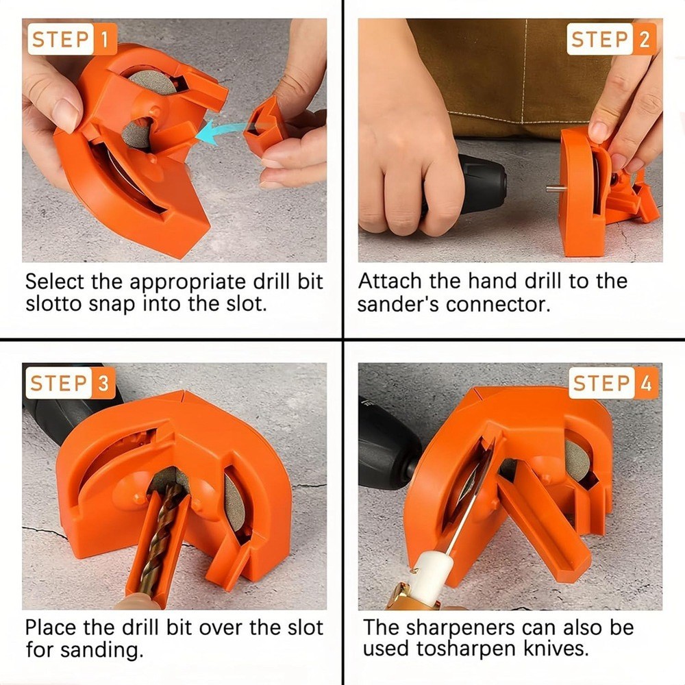 Electric Drill Bit Sharpener Tool for Bits Scissors Kitchen , Drill Bit3845