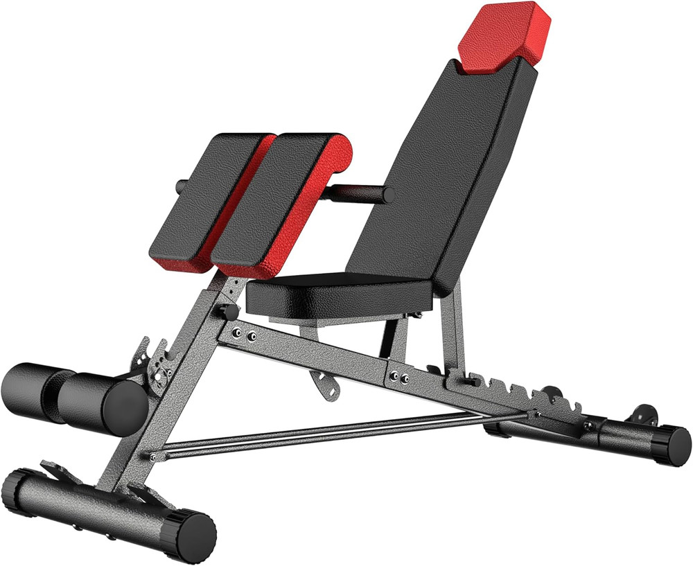Multi-Functional FID Weight Bench for Full All-In-One Body Workout – Hyper Back