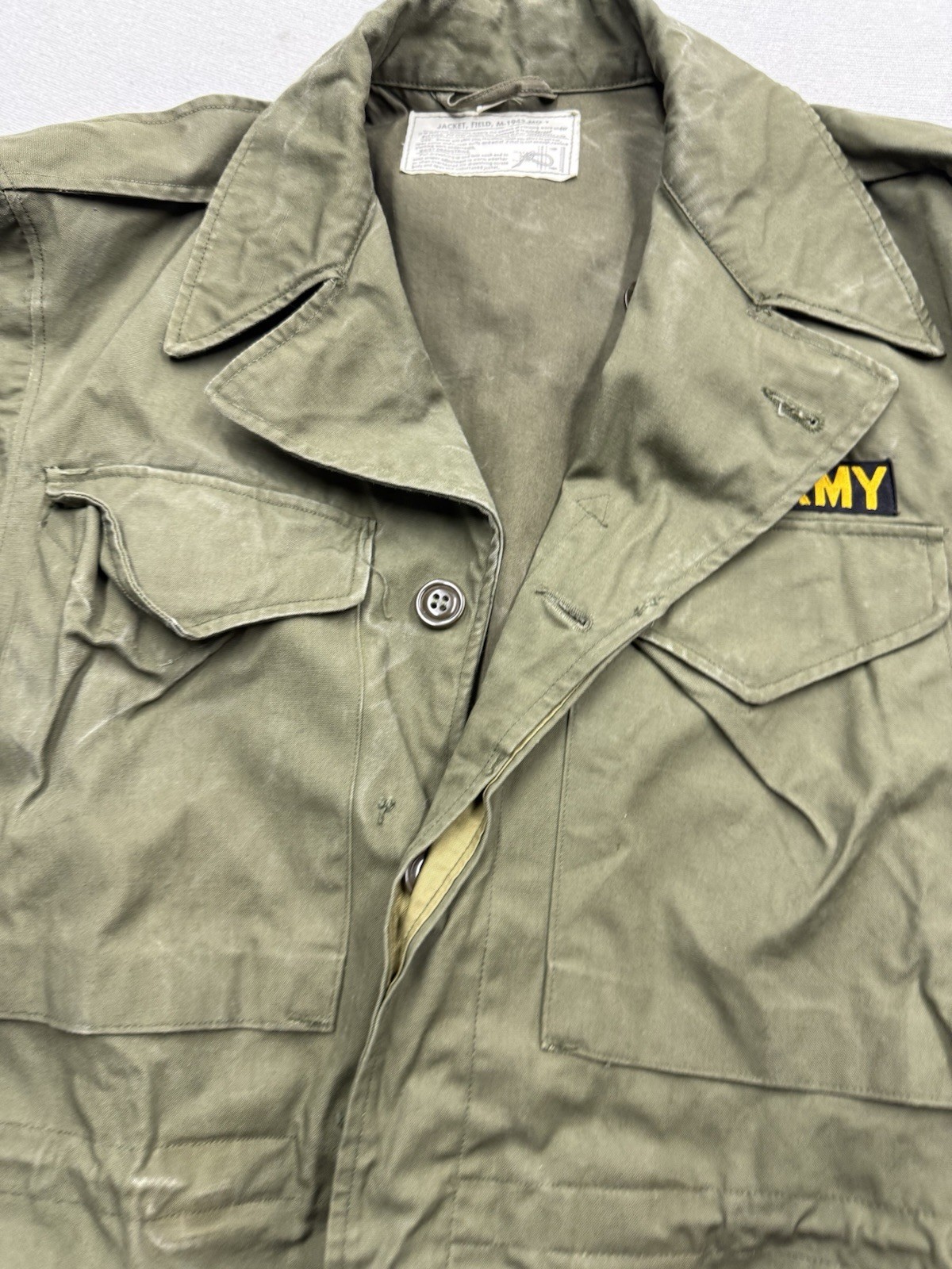 Deadstock 1944 M43 MQ1 Field Jacket Size 34 S Sigmund Eisner Co