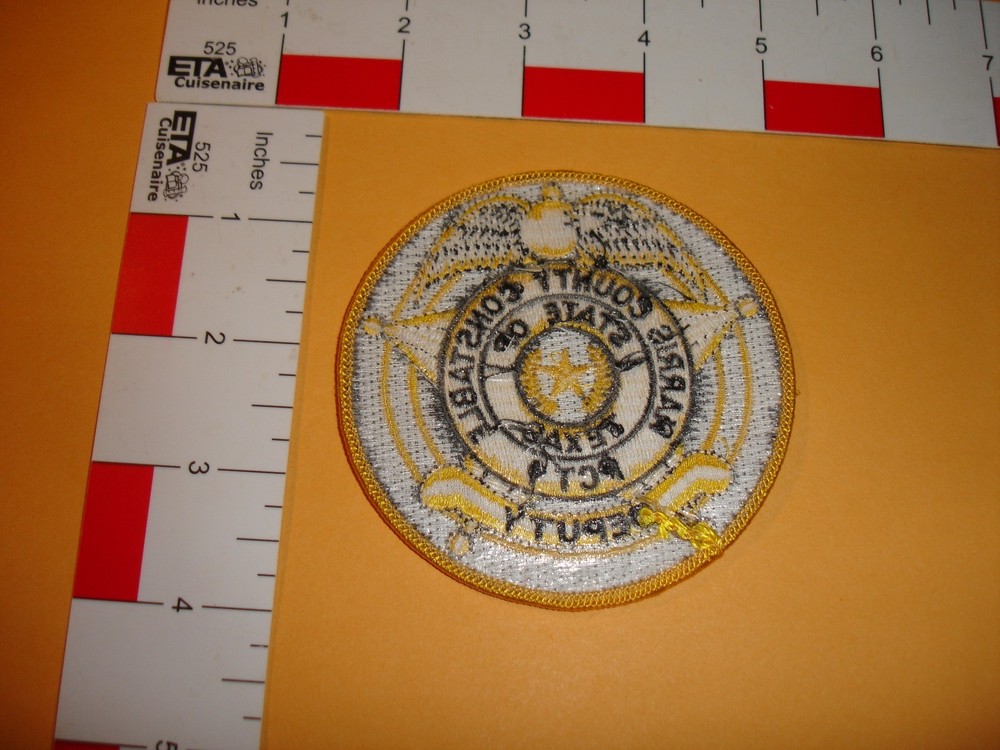Police Patch Harris county Constable TX Sheriff Deputy