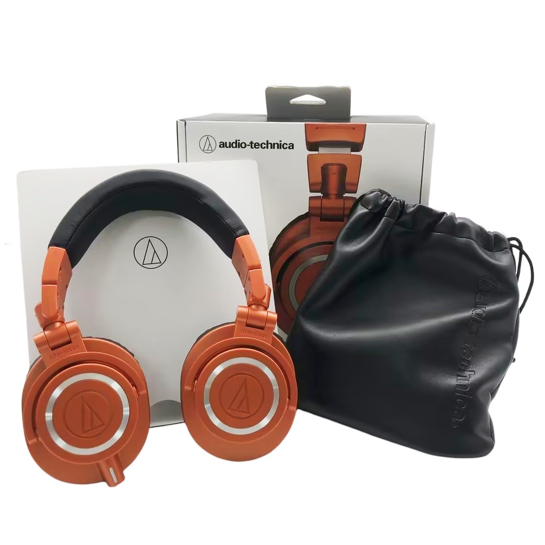 NEW A-T ATH-M50x Closed-Back Professional Studio Monitor Headphones US