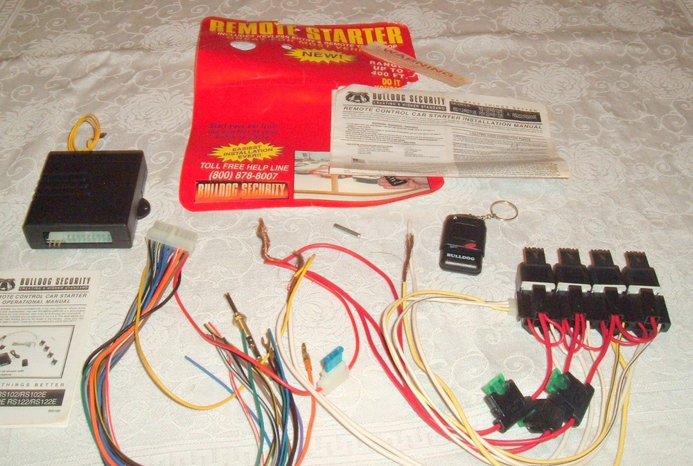Vtg 90's Bulldog Security Remote Starter Keyless Entry Remote RS102