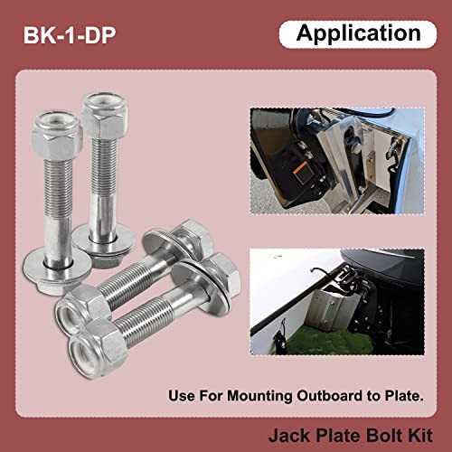 BK-1-DP Jack Plate Bolt Kit,Replace OEM BK1DP,BK-1-DP,02-1729