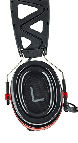 3M Pro-Comms Electronic Hearing Protector, Wireless Pro-Comms, Black/Red