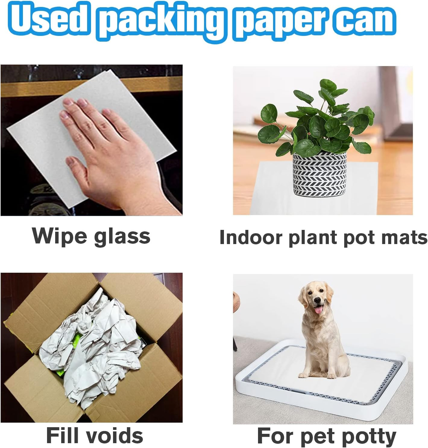 Packing Paper for Moving, Newsprint Packing Paper Sheets for Shipping Transporta