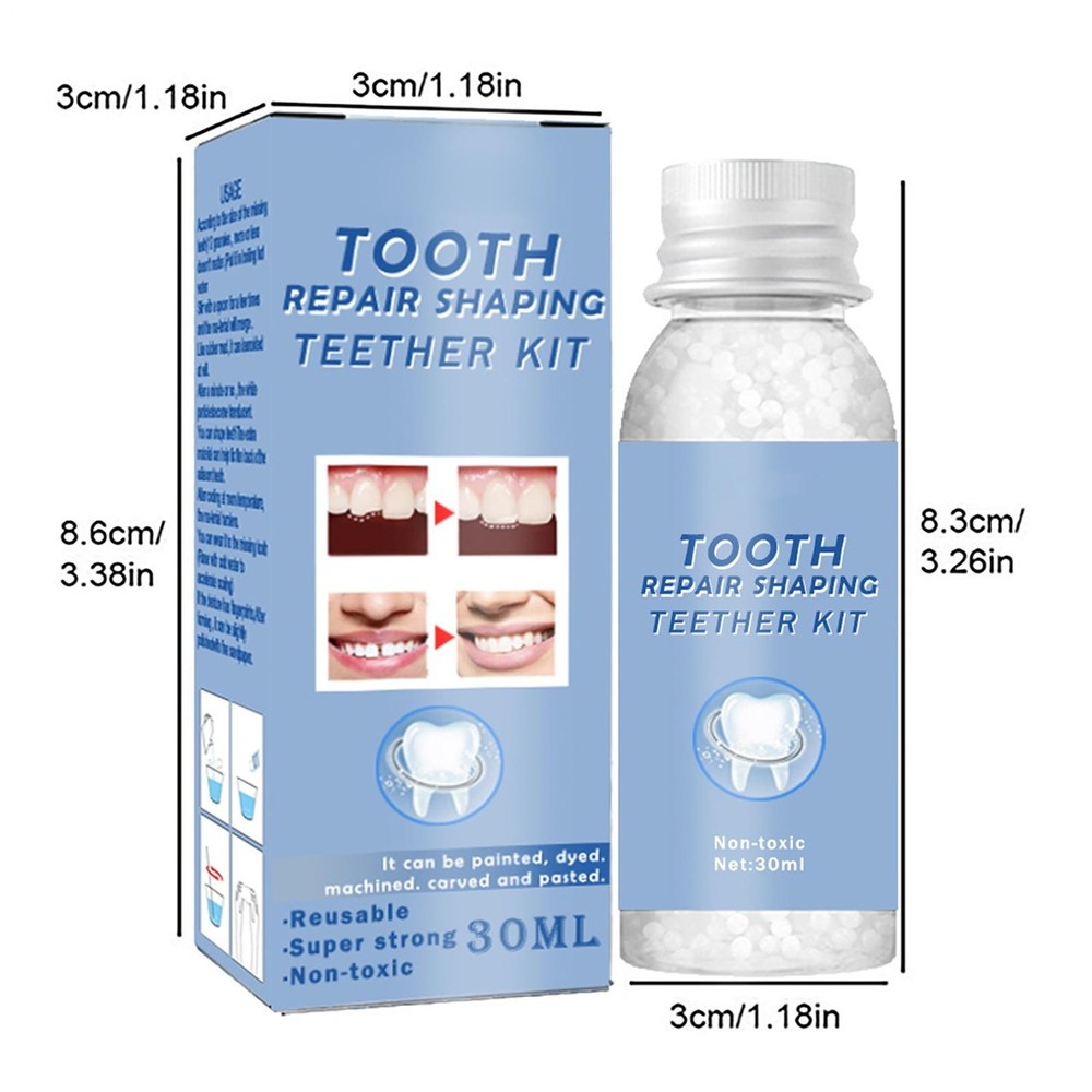 Moldable Teeth Repair Kit Temporary Dentals Replacement Kit Thermal