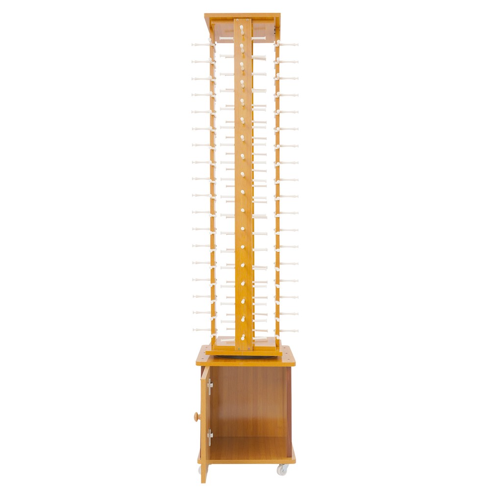72-Pair Eyeglass Display Rack, Floor-standing Rotating Glasses Storage Display
