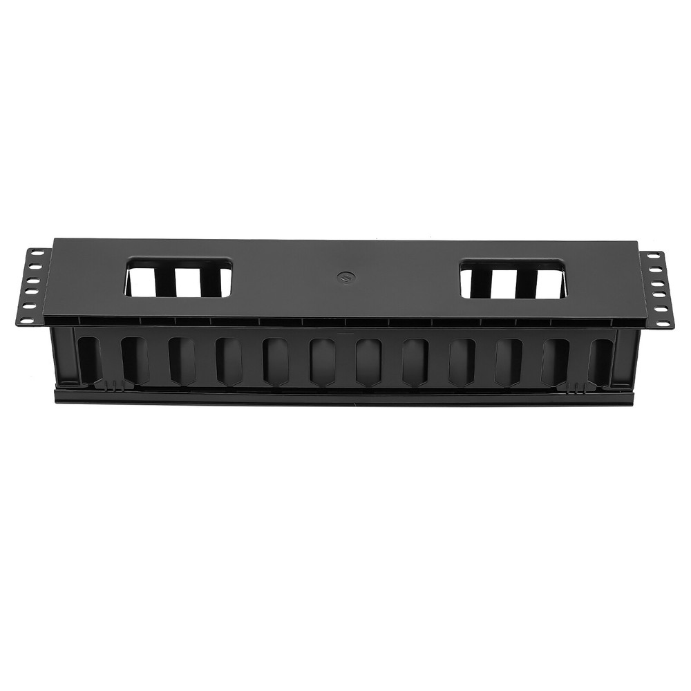 4-Pack Horizontal Cable Organizer for 19-Inch Racks - Efficient Management