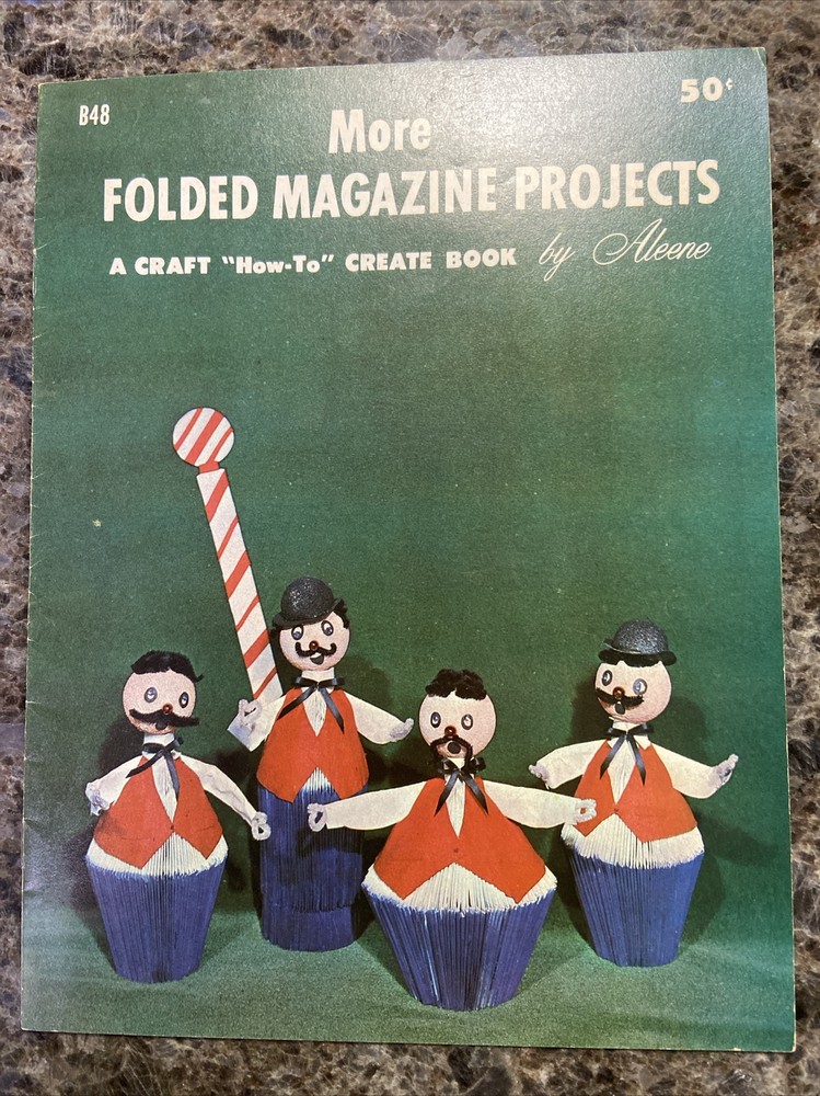 Vintage More Folded Magazine Projects - Craft Instruction Paperback