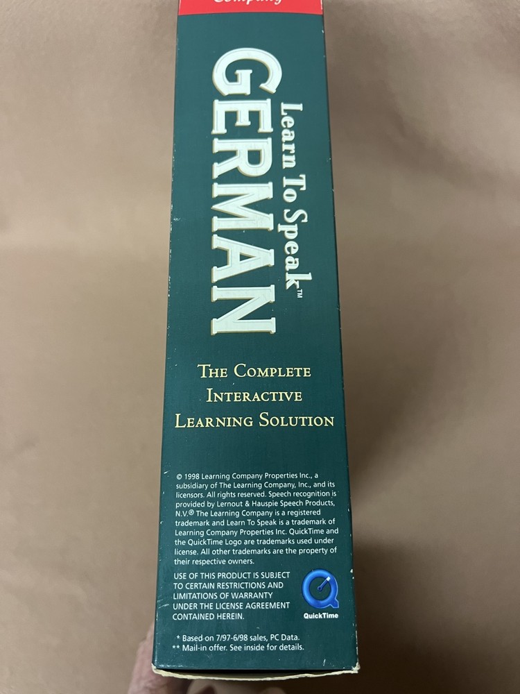 Learn to Speak German Complete Interactive Course - New Factory Sealed