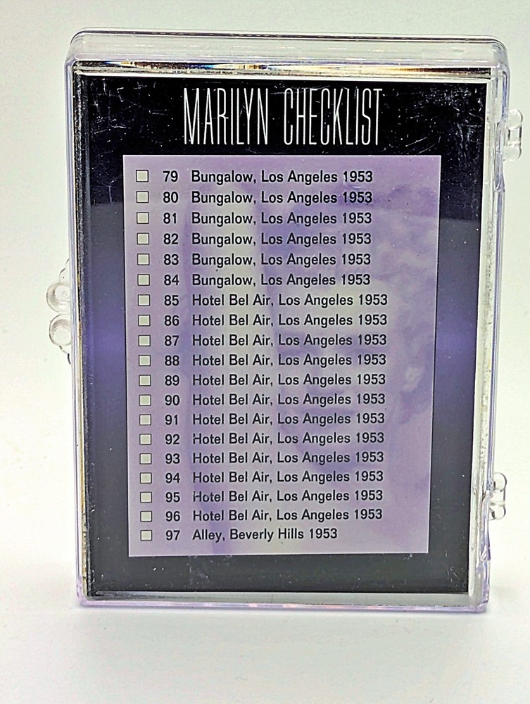 THREE COMPLETE SETS 1993 & 1995 MARILYN MONROE TRADING CARDS