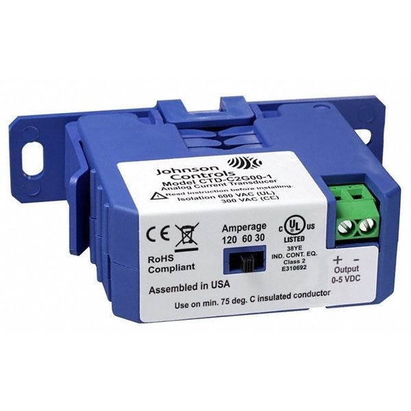 Johnson Controls Ctd-C2g00-1 Current Transducer, Split, Foot Mounted