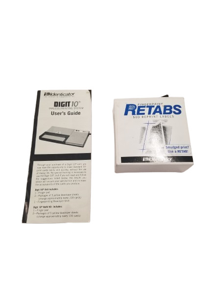 Forensic Source Digit 10 Inkless Fingerprint System w/ Carrying Case