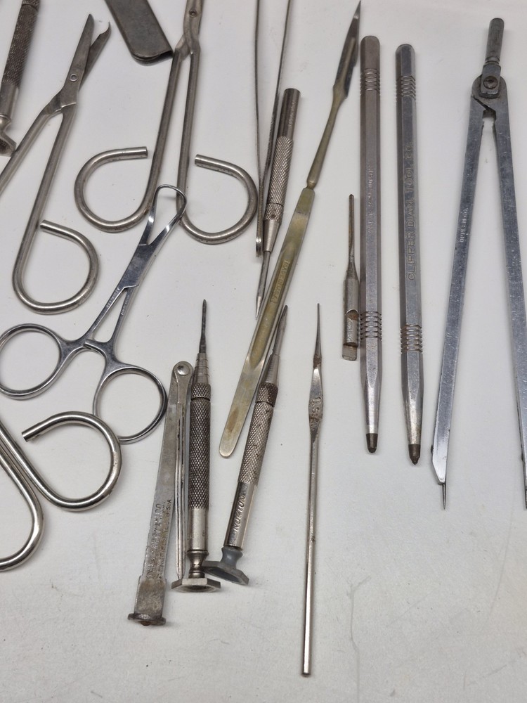 Vintage Precision Tools Lot With Cases