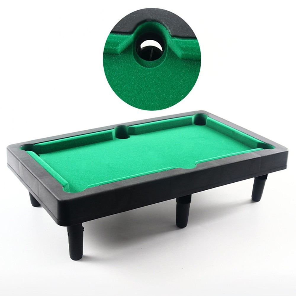 Mini Pool Table Interactive Simulation Miniature Billiard Pool Game Set