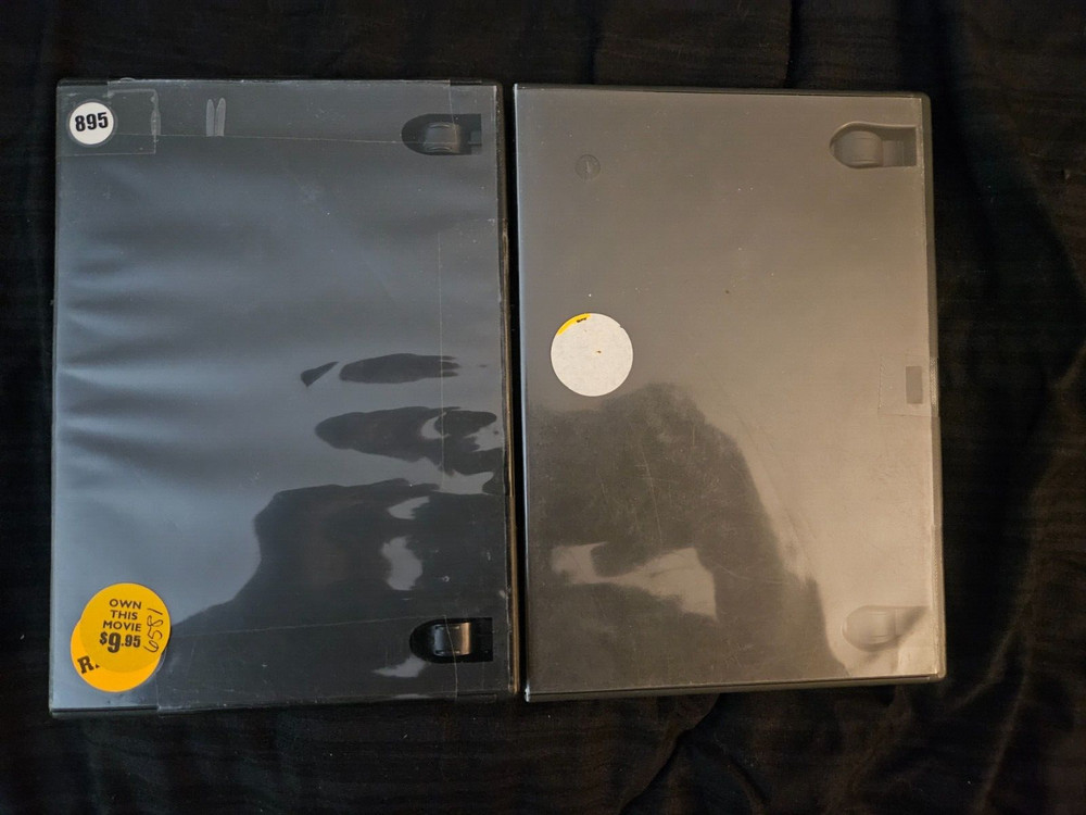 BUNDLE OF 2 Standard DVD Replacement Case  1-Disc! READ DESCRIPTION!