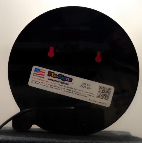 Williams Winged W Logo Red Pin-Sign