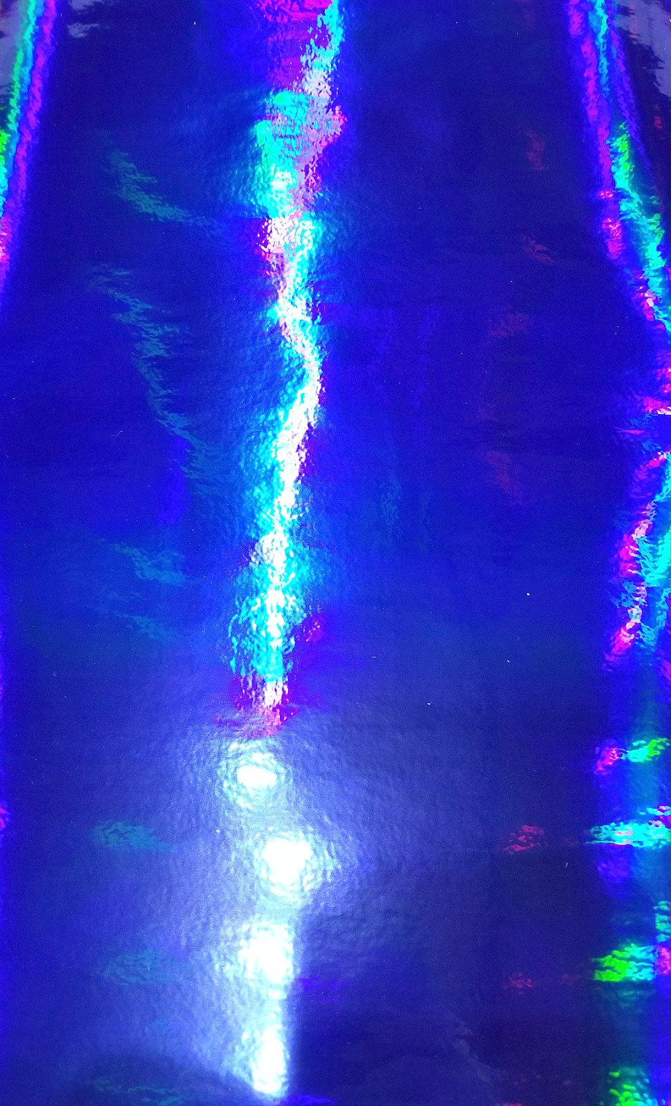 Royal Blue Rainbow Oil Slick Sign Plotter Vinyl Film