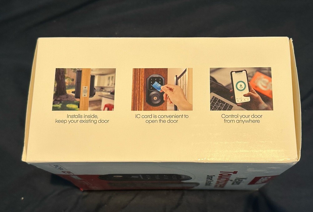 ELEMAKE Smart Door Lock Electronic Deadbolt Touchscreen with Smart Gateway