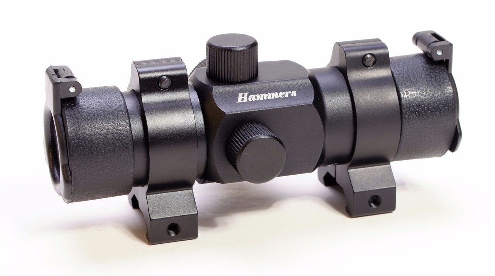 Hammers reflex 3 dot crossbow red dot sight 1X30CB with weaver style scope rings