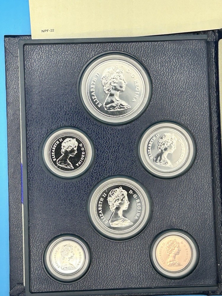 1981 RCM Specimen Set - 6 coins