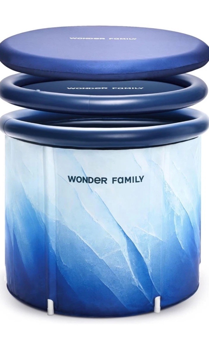 WONDER FAMILY Ice Bathtubs - IB001, 50 Gallons, Acrylic, Portable, Round Therapy
