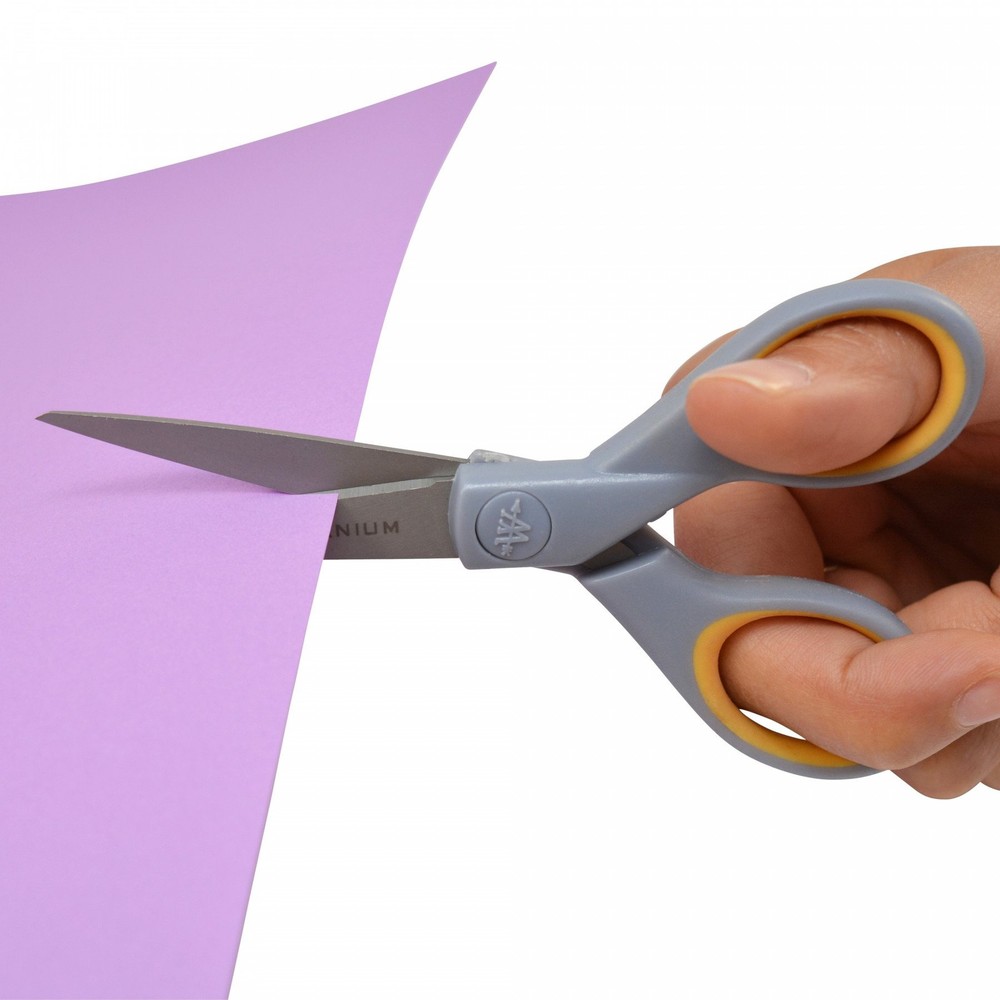 5 Inch Titanium Scissors For Crafting Lightweight Durable Sharp Paper Fabric ...