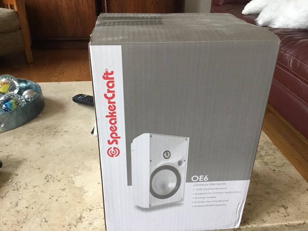 Speakercraft OE6 ONE OUTDOOR SPEAKER NIB