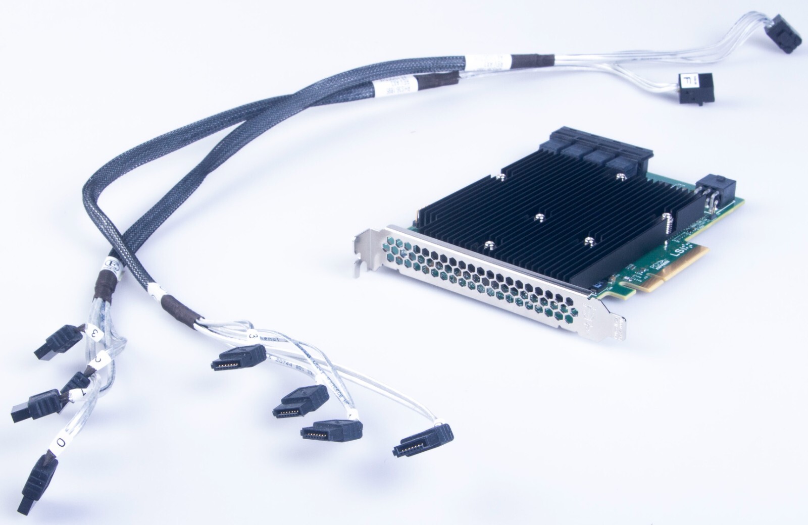 LSI 9300-16i 12Gb/s SAS/SATA HBA IT Mode 16.00.12.00 TrueNAS UnRaid Cable Option