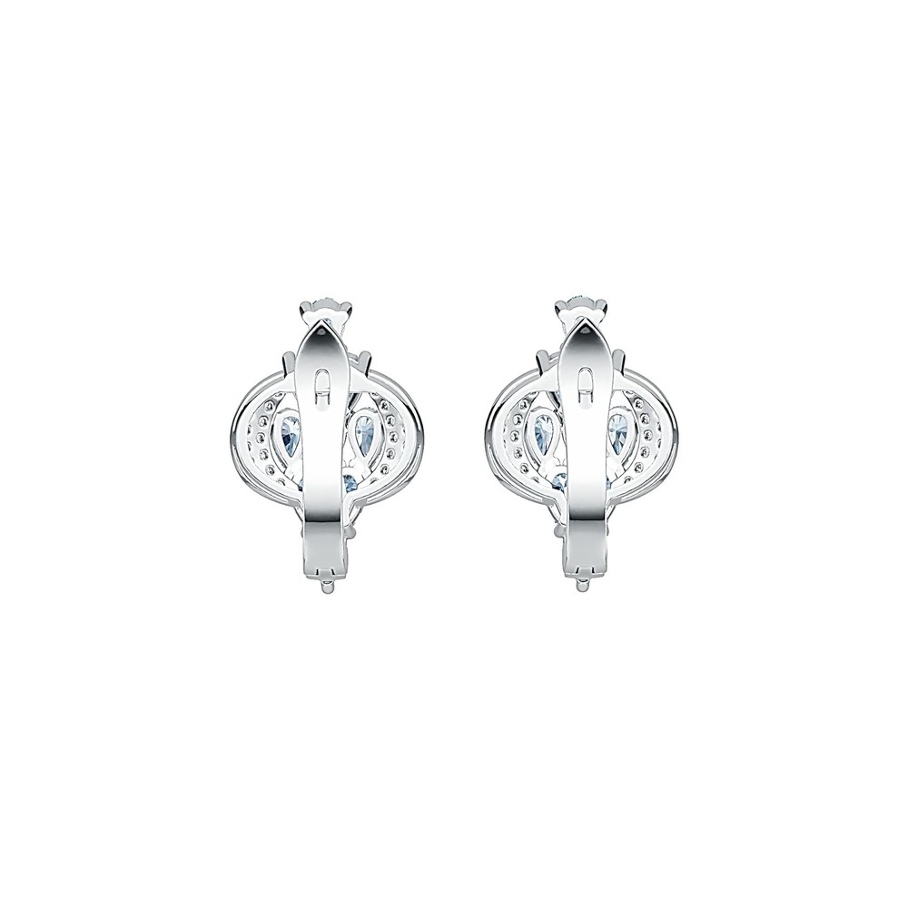 Sterling Silver Semi Mount Earrings Setting Pear PE 5X3mm
