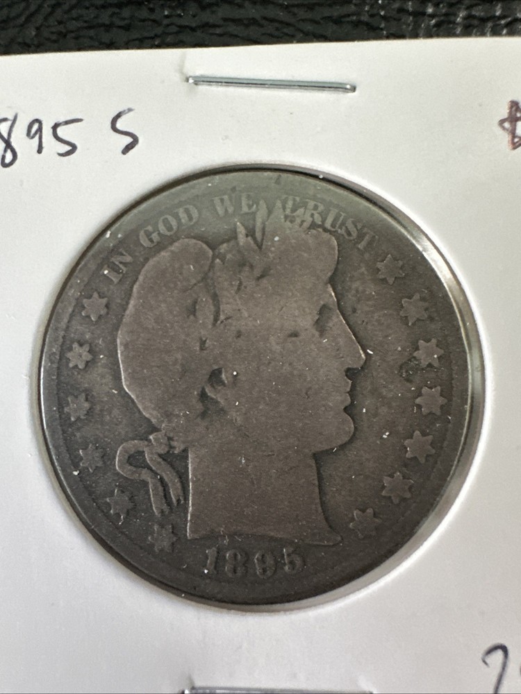 1895-S Barber Half Dollar 1/2 50C