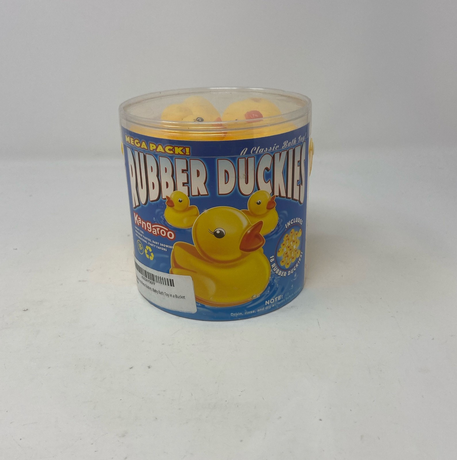 Kangaroo Squeaky Rubber Duckies Kids Baby Bath Toys Bathtub Floating 18 PCS