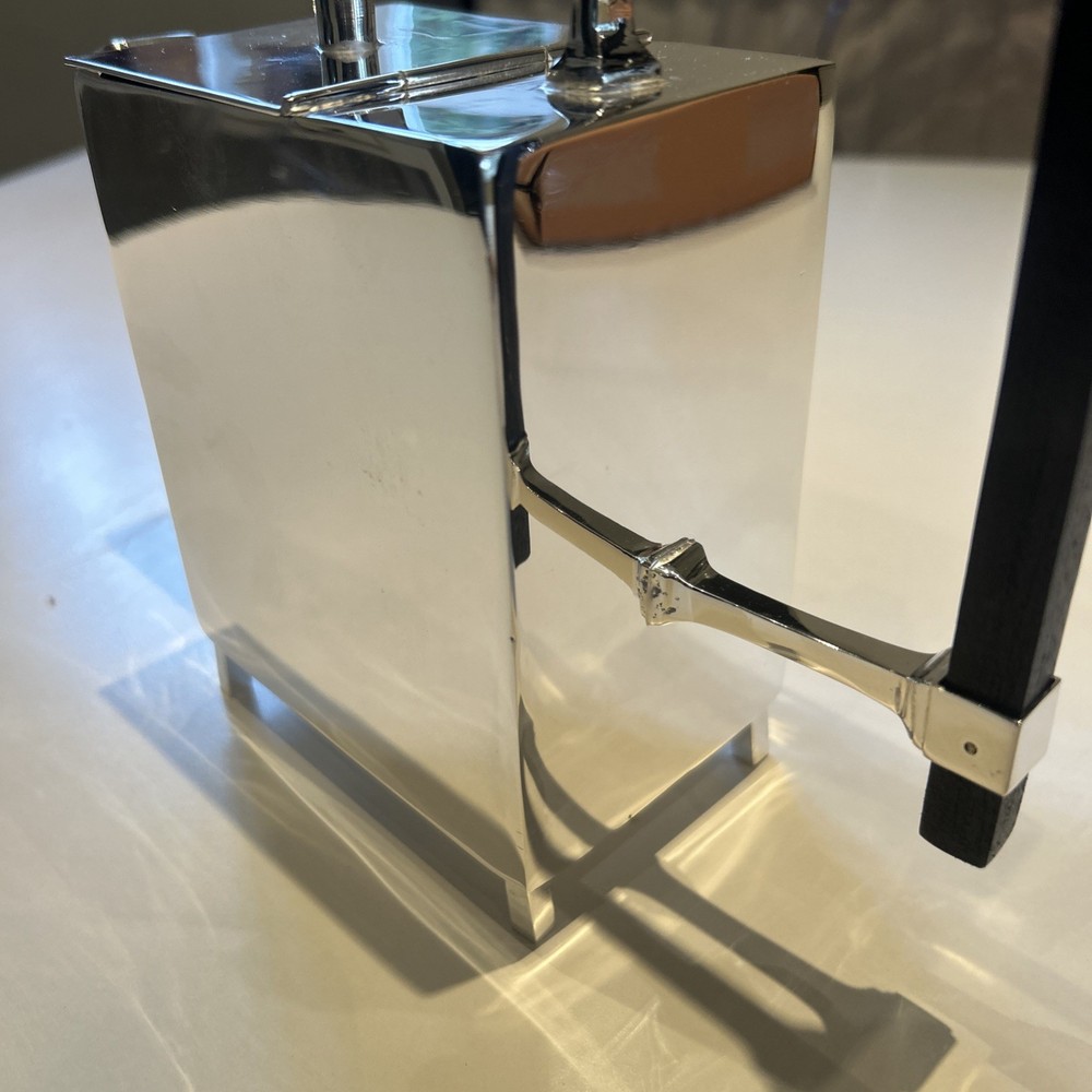 Silver Plated Art Deco Christopher Dresser Style Rectangular unusual Shape Rare