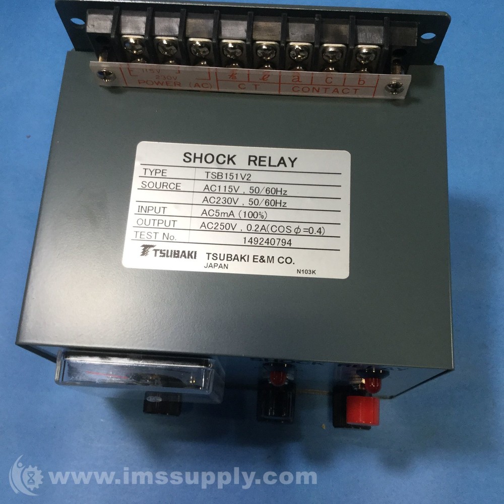 Tsubaki TSB151V2 Shock Relay FNIP