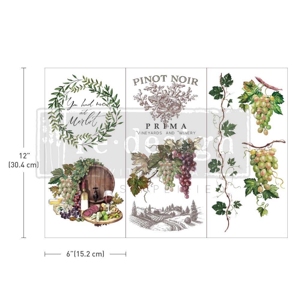 ReDesign with Prima Transfer - Wine