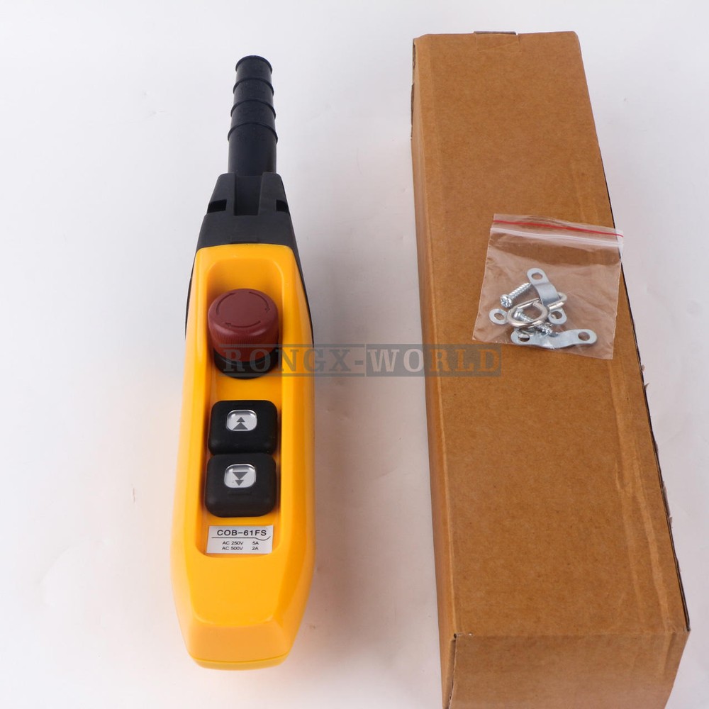 ONE COB Crane Hoist Control Button switch double speed COB-61FS