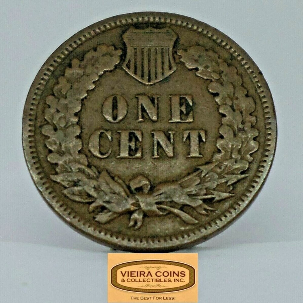 1908 Indian Head Cent, Full Date, Average Circulated Condition - #C27363NQ
