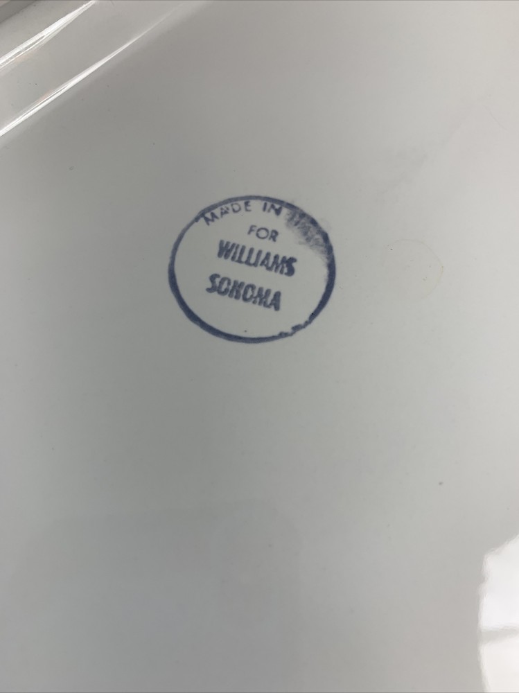 Porcelain Rectangular Serving Platter Made In Italy Williams Sonoma