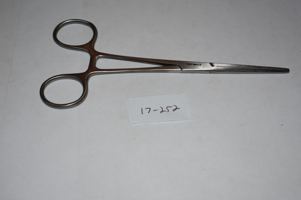17-252 & 17-253 2 PC SET ROCHESTER PEAN FORCEPS 16CM & 18CM STRAIGHT