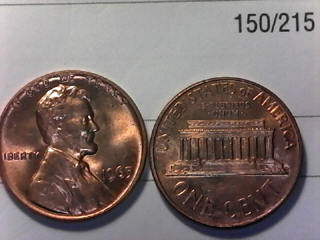 1965 LINCOLN PENNY UNCIRCULATED NICE